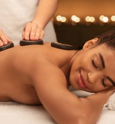 Hot stone massage penetrated deeper than deep tissue massage