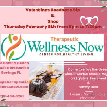 Valentine’s Goodness Sip & Shop Event