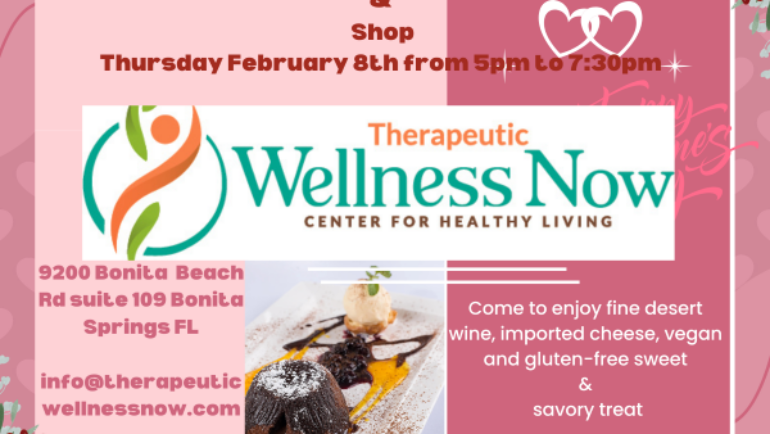 Valentine’s Goodness Sip & Shop Event